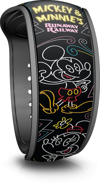 Mickey & Minnie’s Runaway Railway (2020, Black) Disney MagicBand