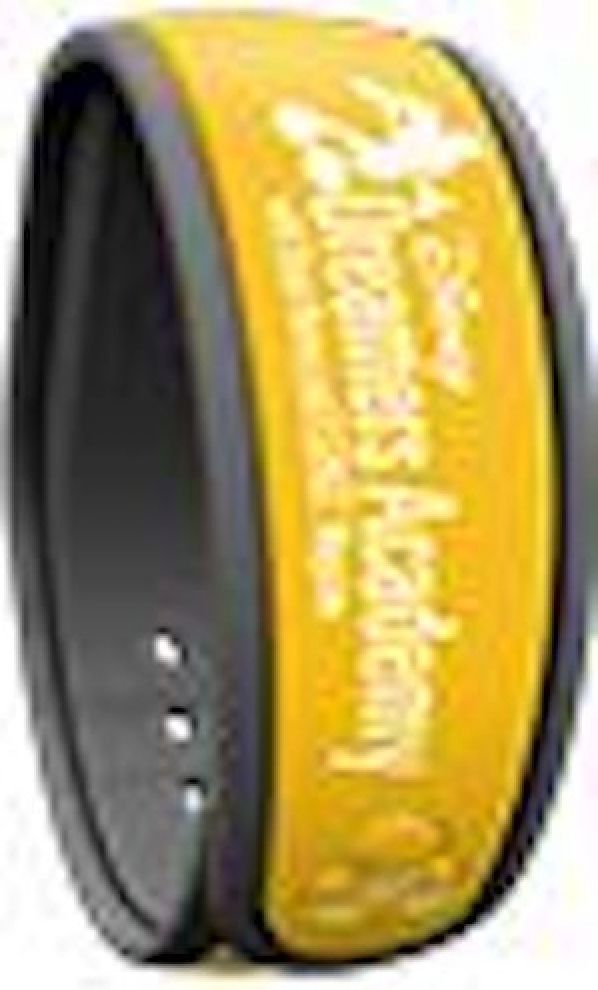 Disney Dreamers Academy (2014 – 2016) (2014, Yellow) Disney MagicBand
