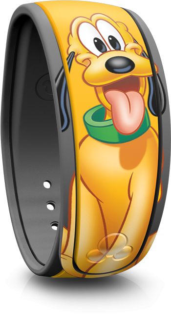 Pluto Autograph (First Printing) Disney MagicBand