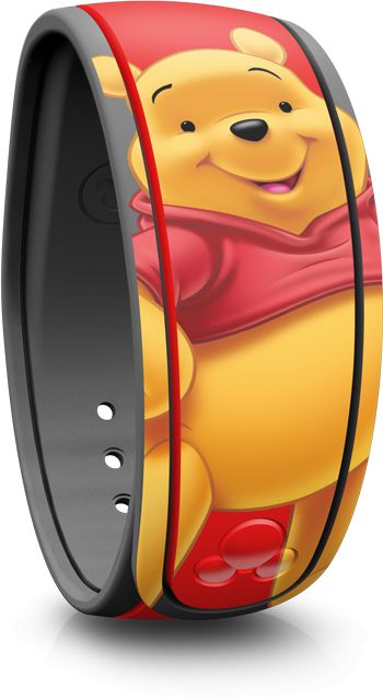 Winnie the Pooh (2015, Red) Disney MagicBand