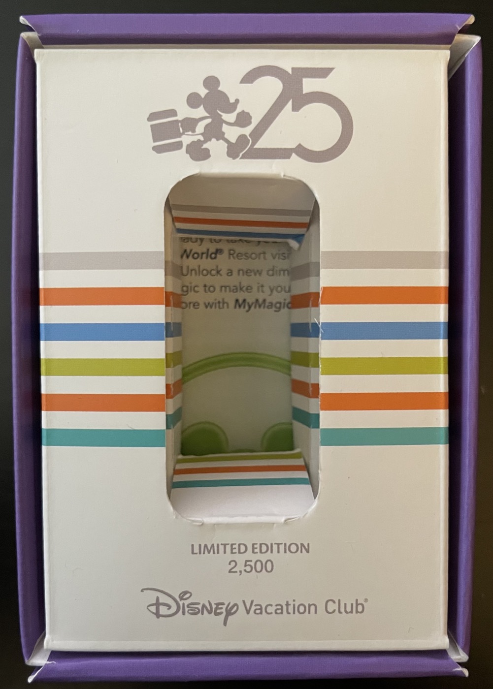 Disney Vacation Club – 25th Anniversary (2016, Purple) view 3