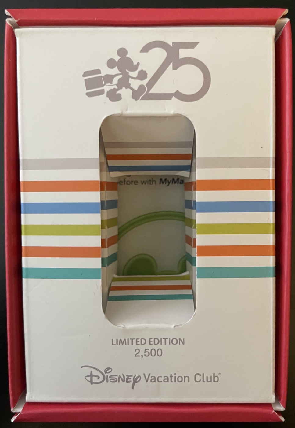 Disney Vacation Club – 25th Anniversary (2016, Red) view 3