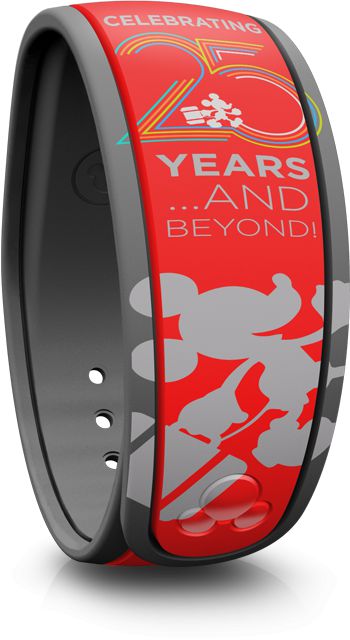 Disney Vacation Club – 25th Anniversary (2016, Red) Disney MagicBand