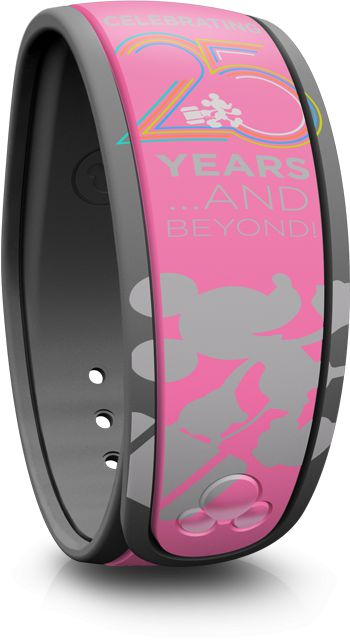 Disney Vacation Club – 25th Anniversary (2016, Pink) Disney MagicBand