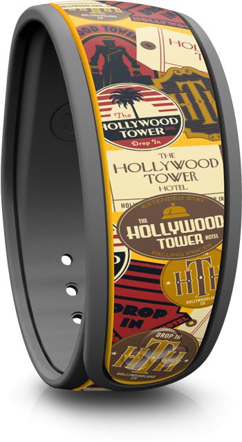 Hollywood Tower Hotel Pattern Disney MagicBand
