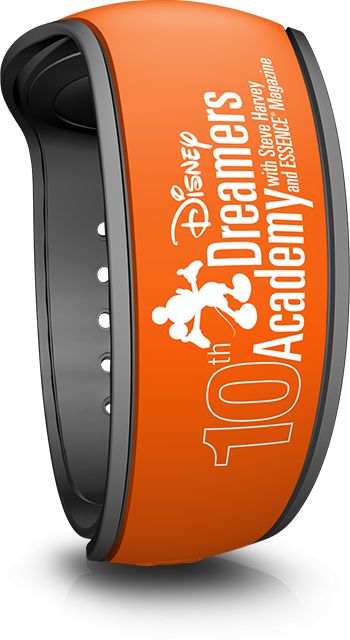 Disney Dreamers Academy 10th Anniversary (2017, Orange) Disney MagicBand