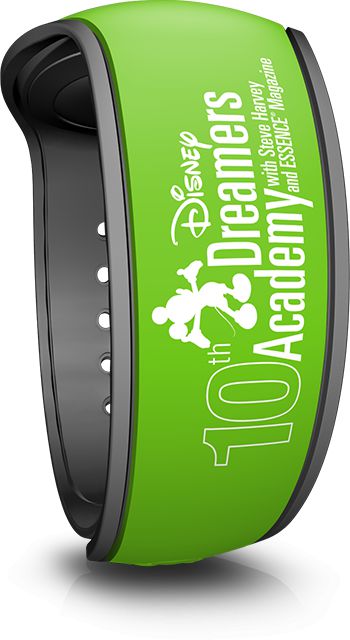 Disney Dreamers Academy 10th Anniversary (2017, Green) Disney MagicBand