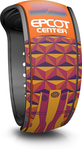 Epcot 35th Anniversary (2017, Orange) Disney MagicBand