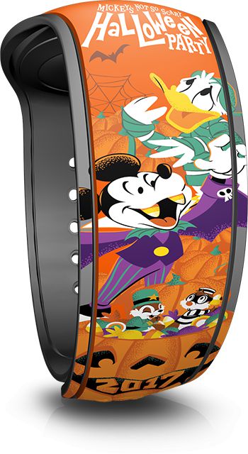 Mickeys Not So Scary Halloween Party 2017 (2017, Orange) Disney MagicBand