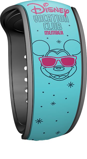Disney Vacation Club Mickey (2021, Teal) Disney MagicBand