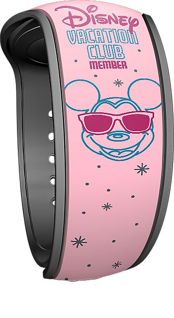 Disney Vacation Club Mickey (2021, Light Pink) Disney MagicBand