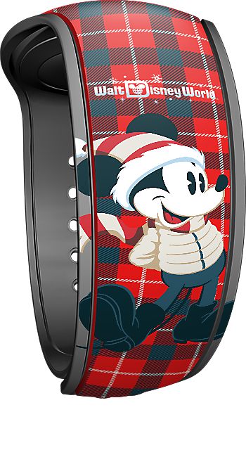 Mickey Christmas Plaid Disney MagicBand