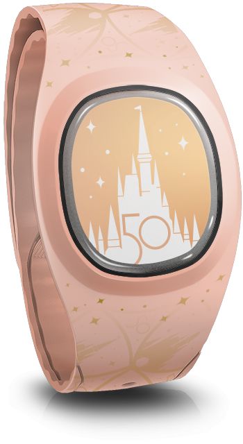 50th Anniversary Cinderella Castle Disney MagicBand