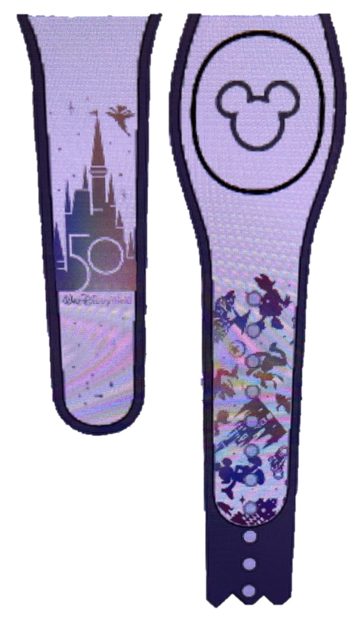 Walt Disney World 50 Castle Pattern Disney MagicBand