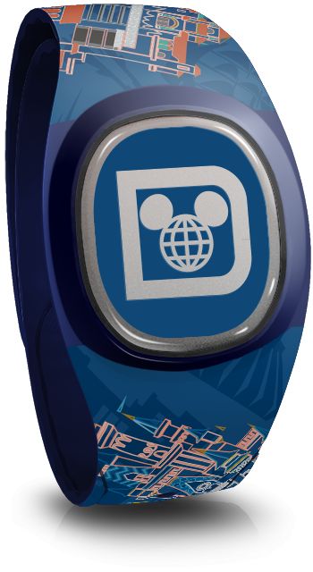 Walt Disney World Icons (2024, Dark Blue) Disney MagicBand